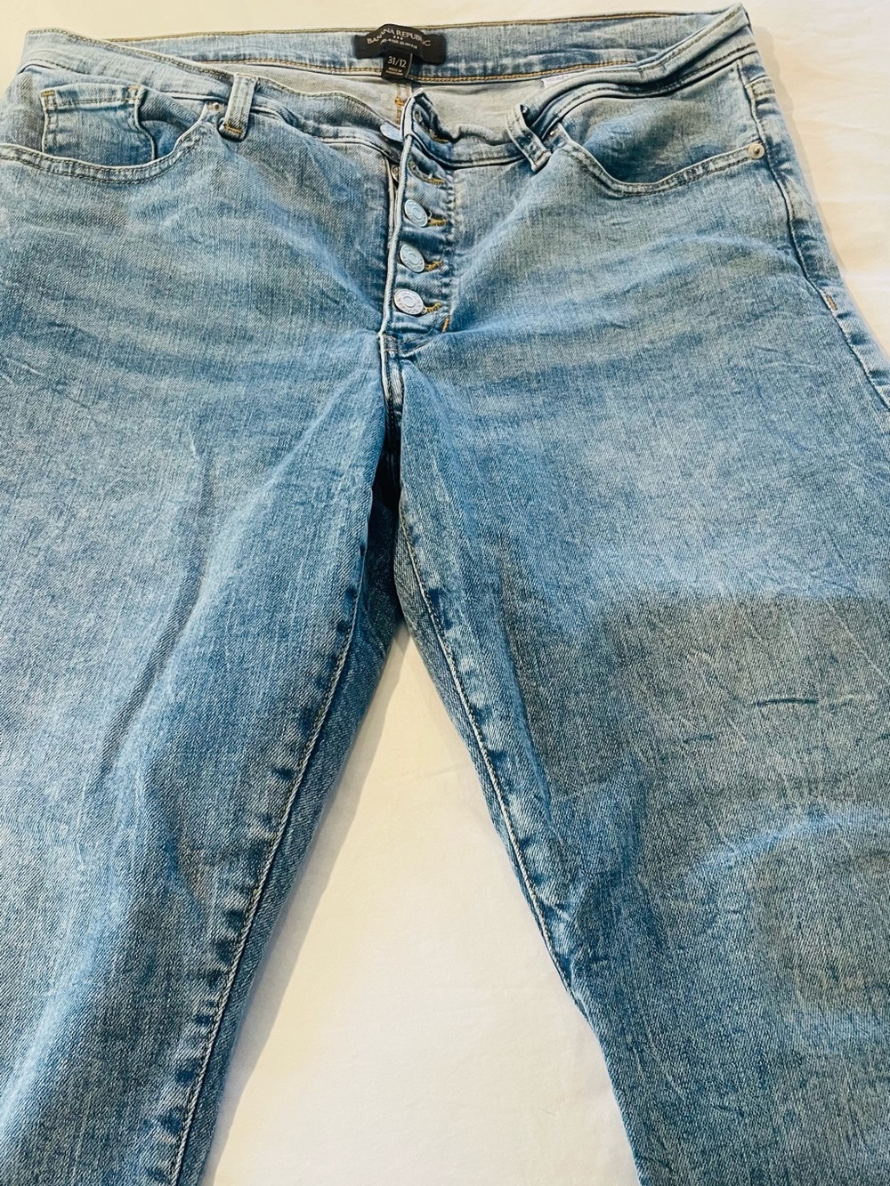 Banana Republic Slim Straight Light Blue Jeans